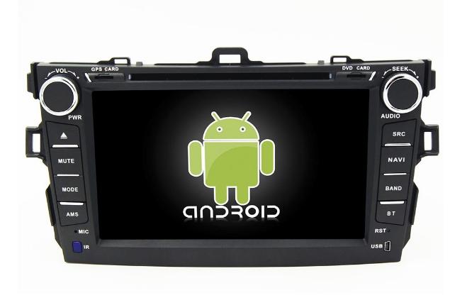 Central Multimidia Android   Corolla 2008 a 2014  tela 8 polegadas